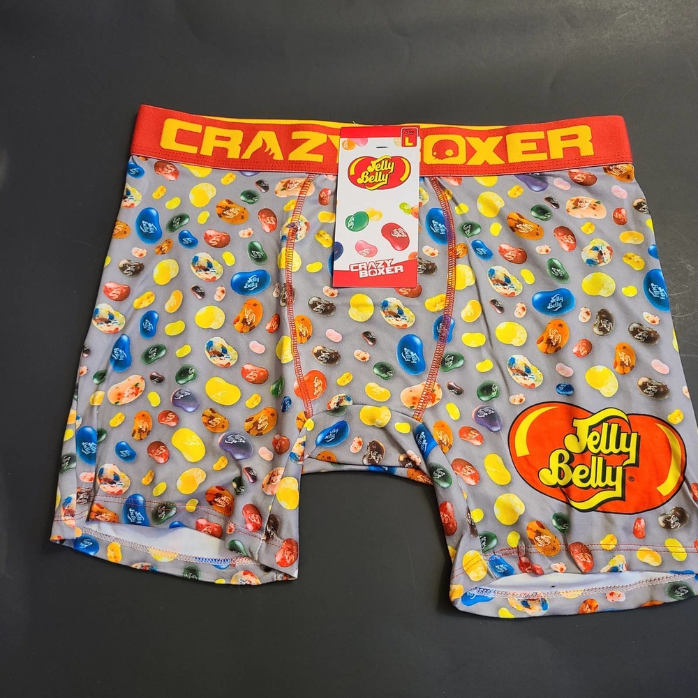 3 Pair Of Men's Halloween Boxer Brief Underwear, Size L